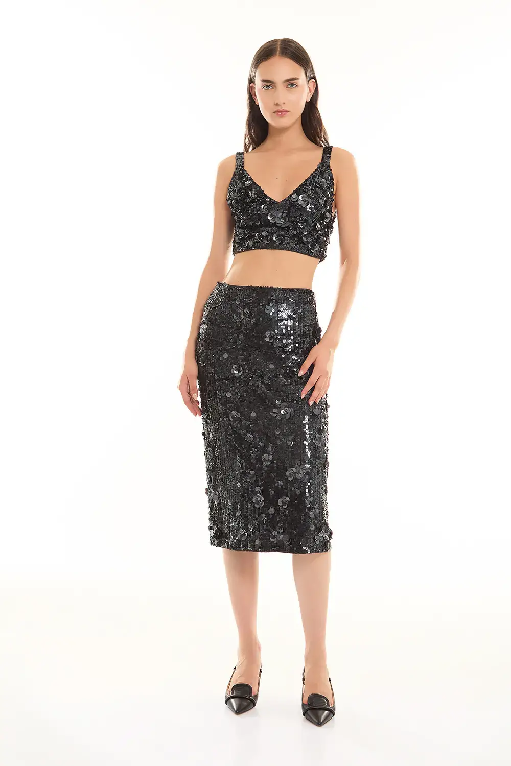 P.A.R.O.S.H. LONGUETTE FULL PAILLETTES Presa