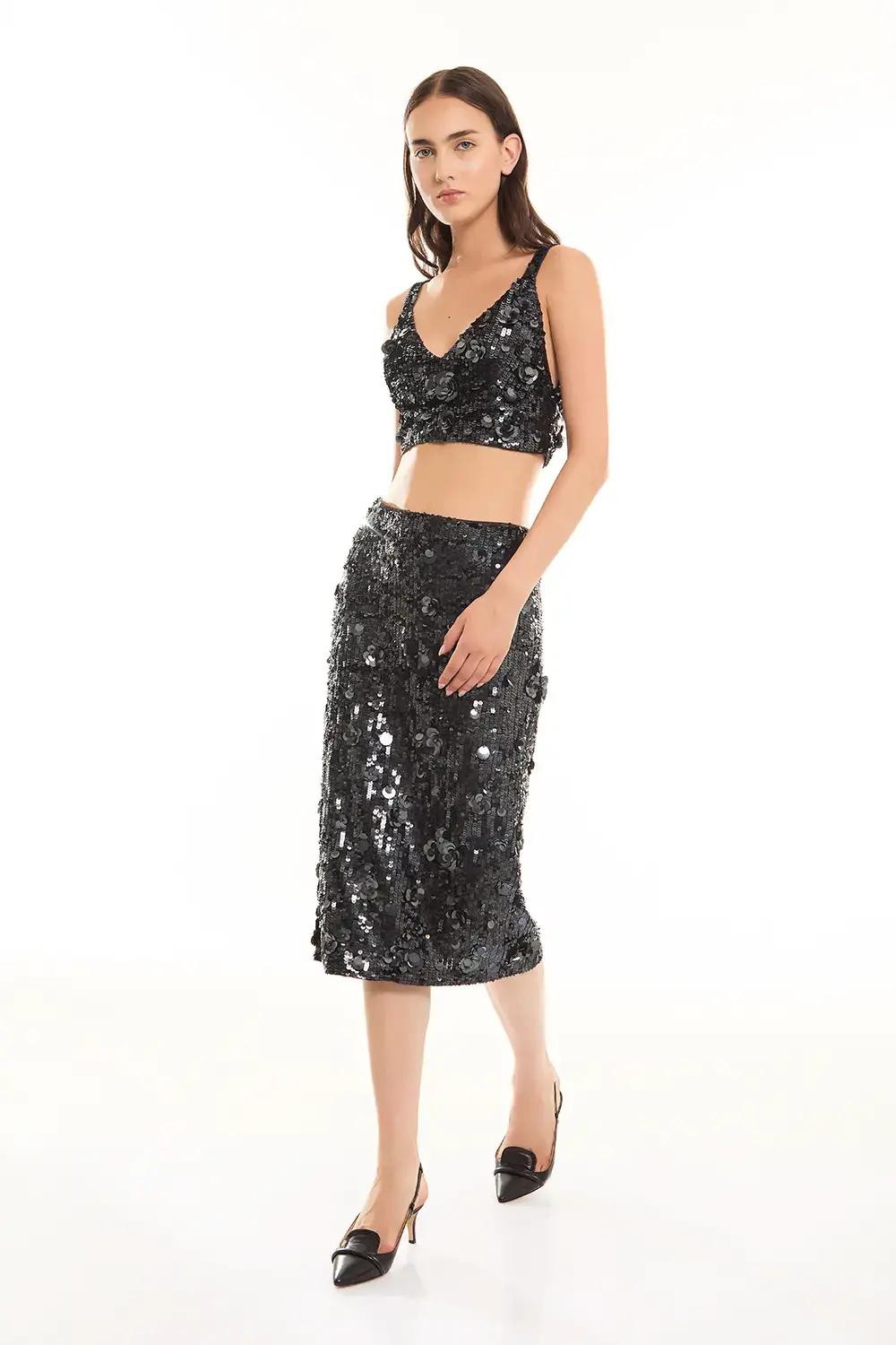 P.A.R.O.S.H. LONGUETTE FULL PAILLETTES Presa