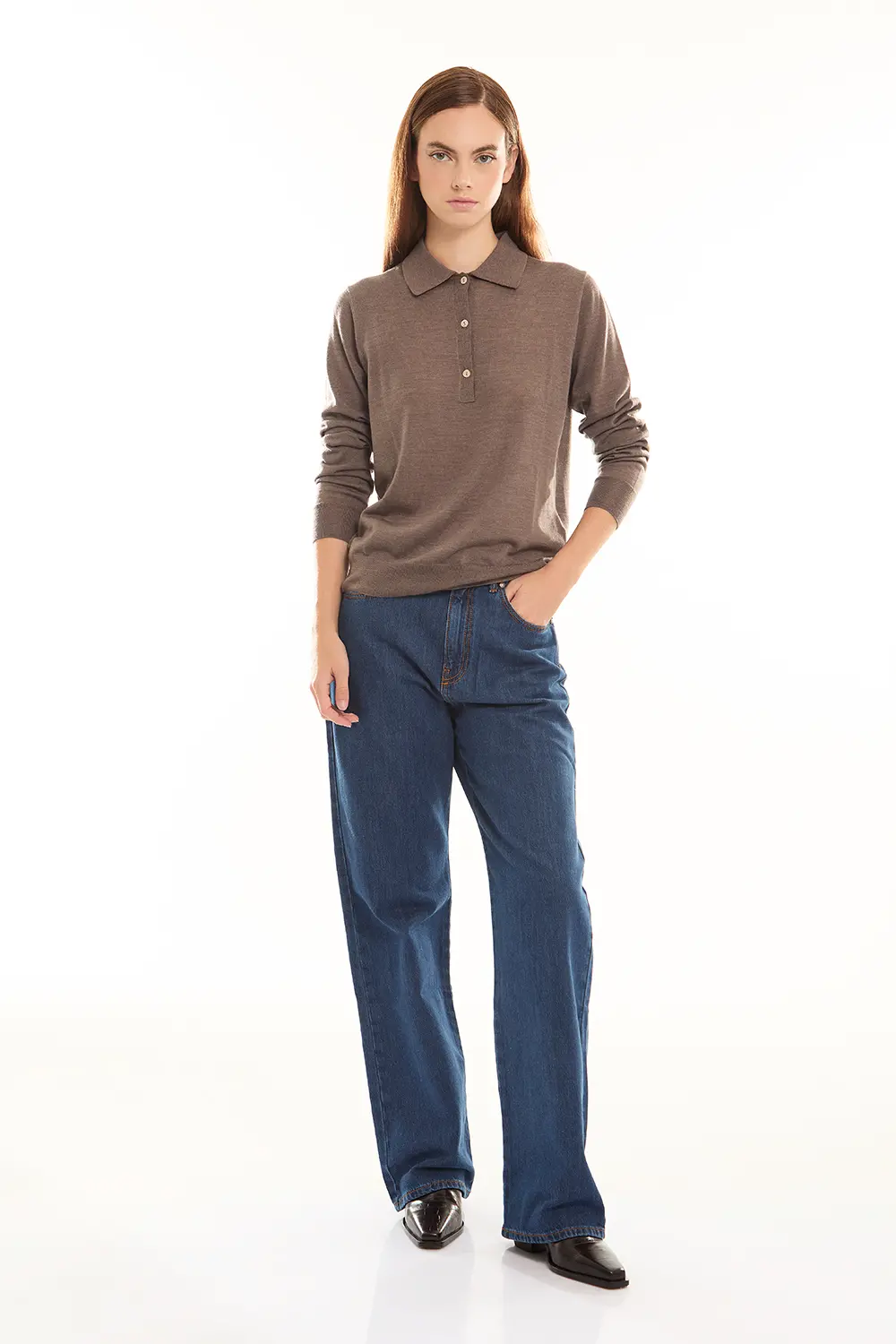 P.A.R.O.S.H. POLO IN LANA Nuovo