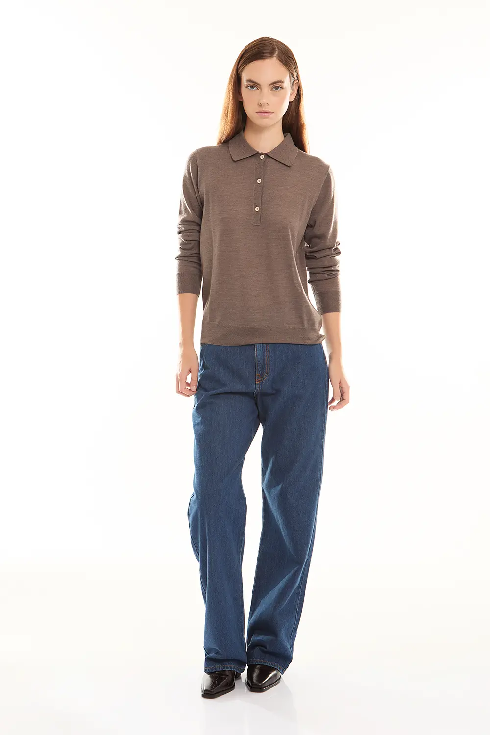 P.A.R.O.S.H. POLO IN LANA Nuovo