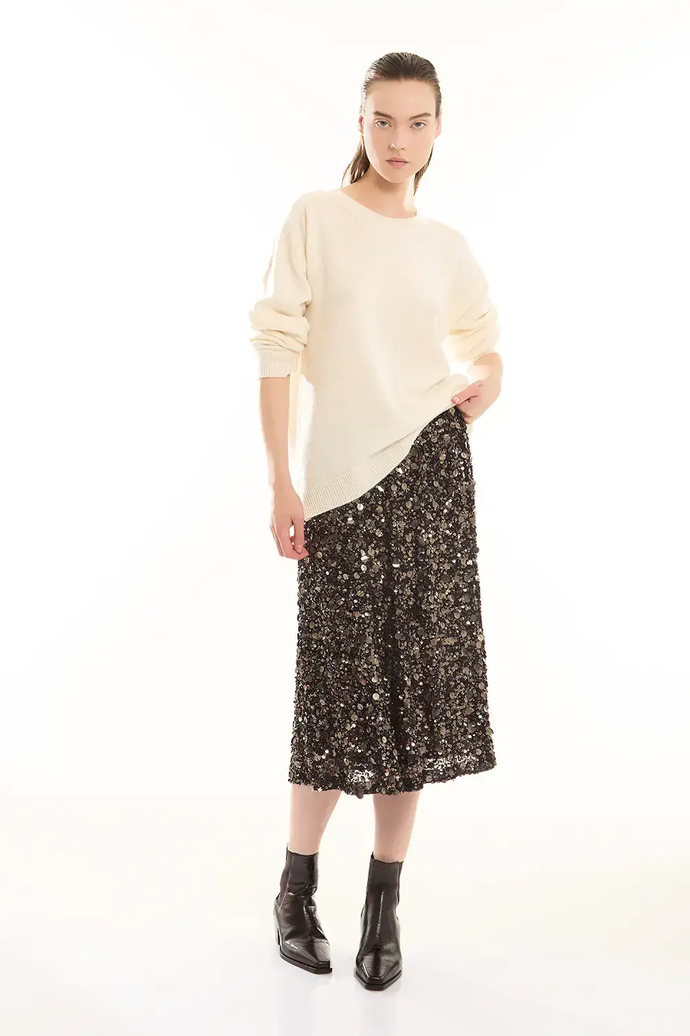 P.A.R.O.S.H. MAGLIA GIROCOLLO IN LANA Pezzi Unici