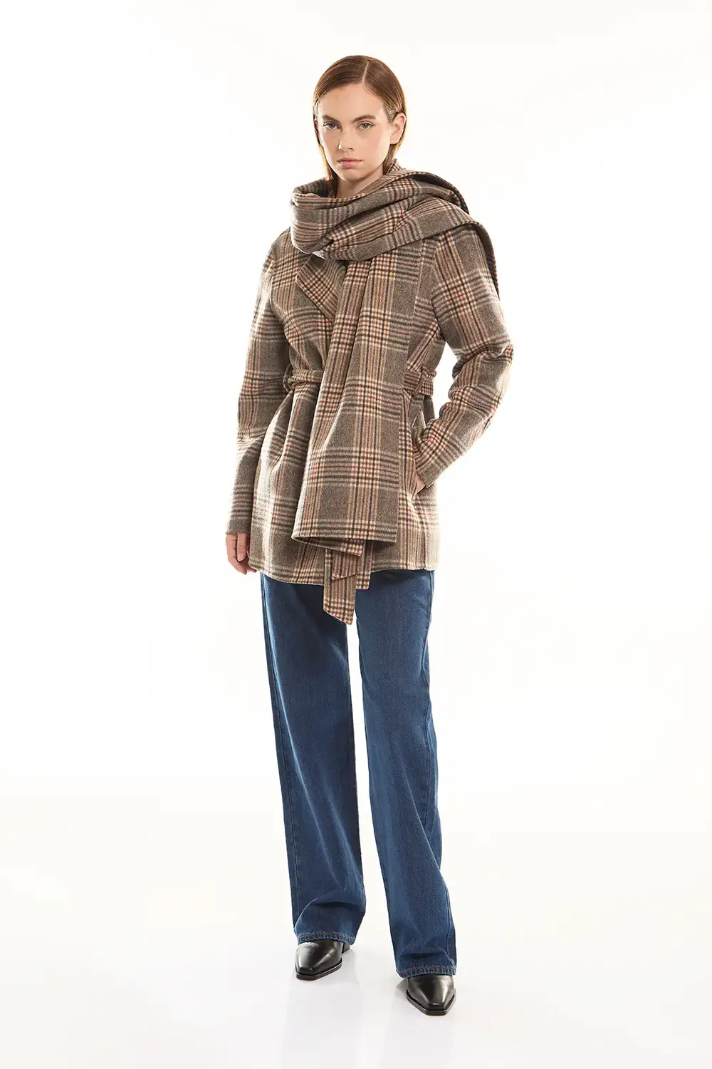 P.A.R.O.S.H. CAPPOTTO CHECK Vendita Calda
