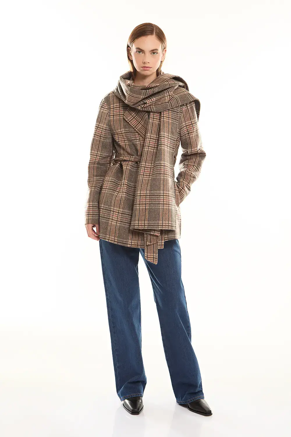 P.A.R.O.S.H. CAPPOTTO CHECK Vendita Calda