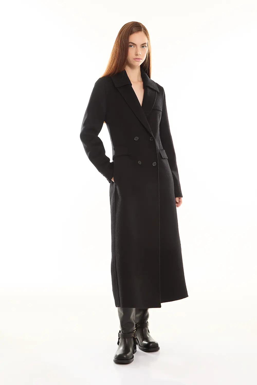 P.A.R.O.S.H. CAPPOTTO COLLO IN MAGLIA Ritorno libero