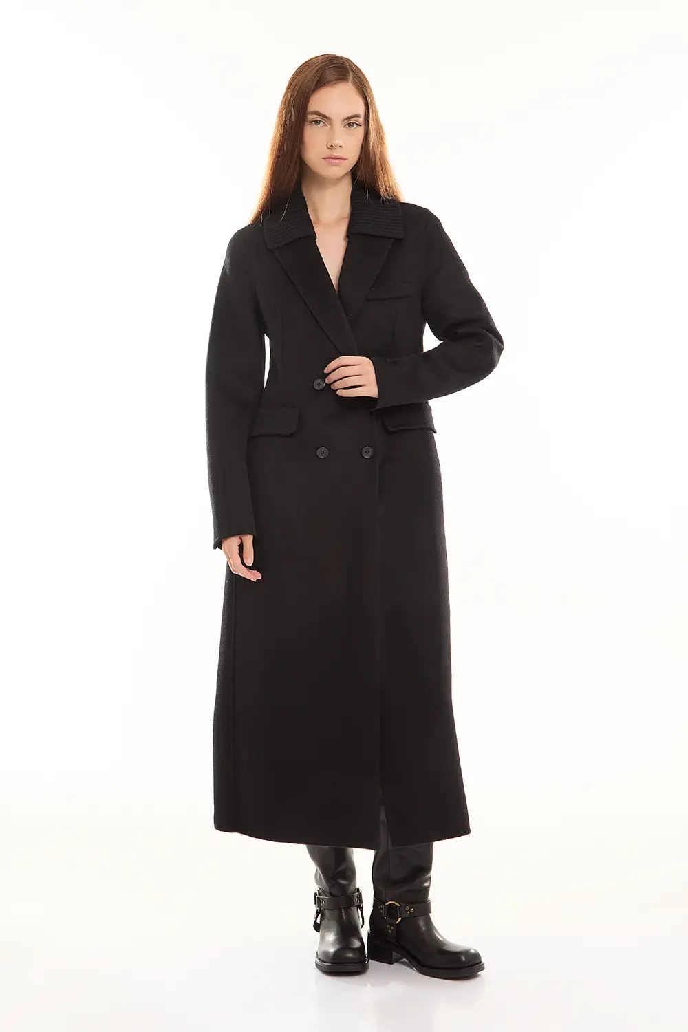 P.A.R.O.S.H. CAPPOTTO COLLO IN MAGLIA Ritorno libero