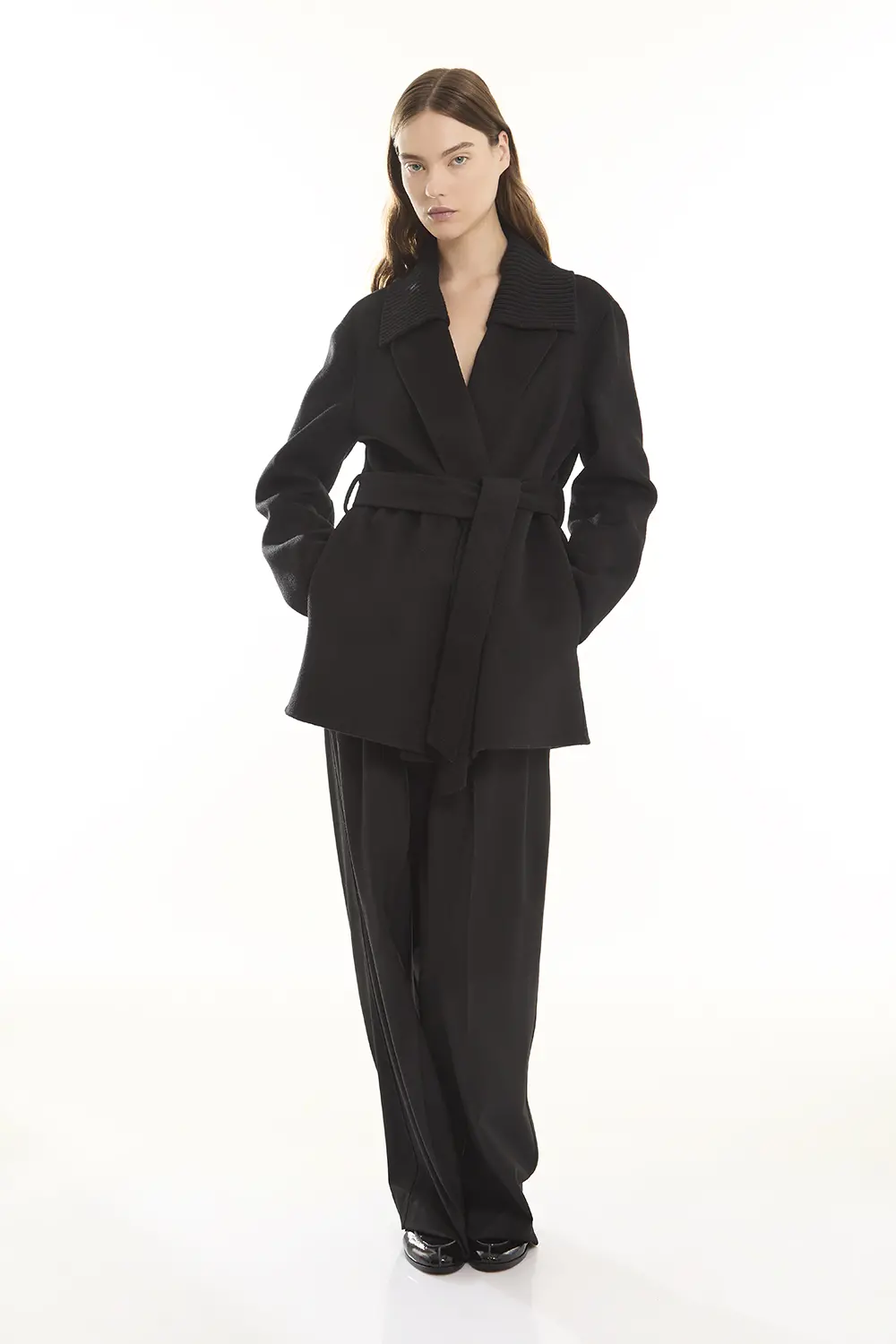 P.A.R.O.S.H. CAPPOTTO CON CINTURA Solo un giorno rimasto