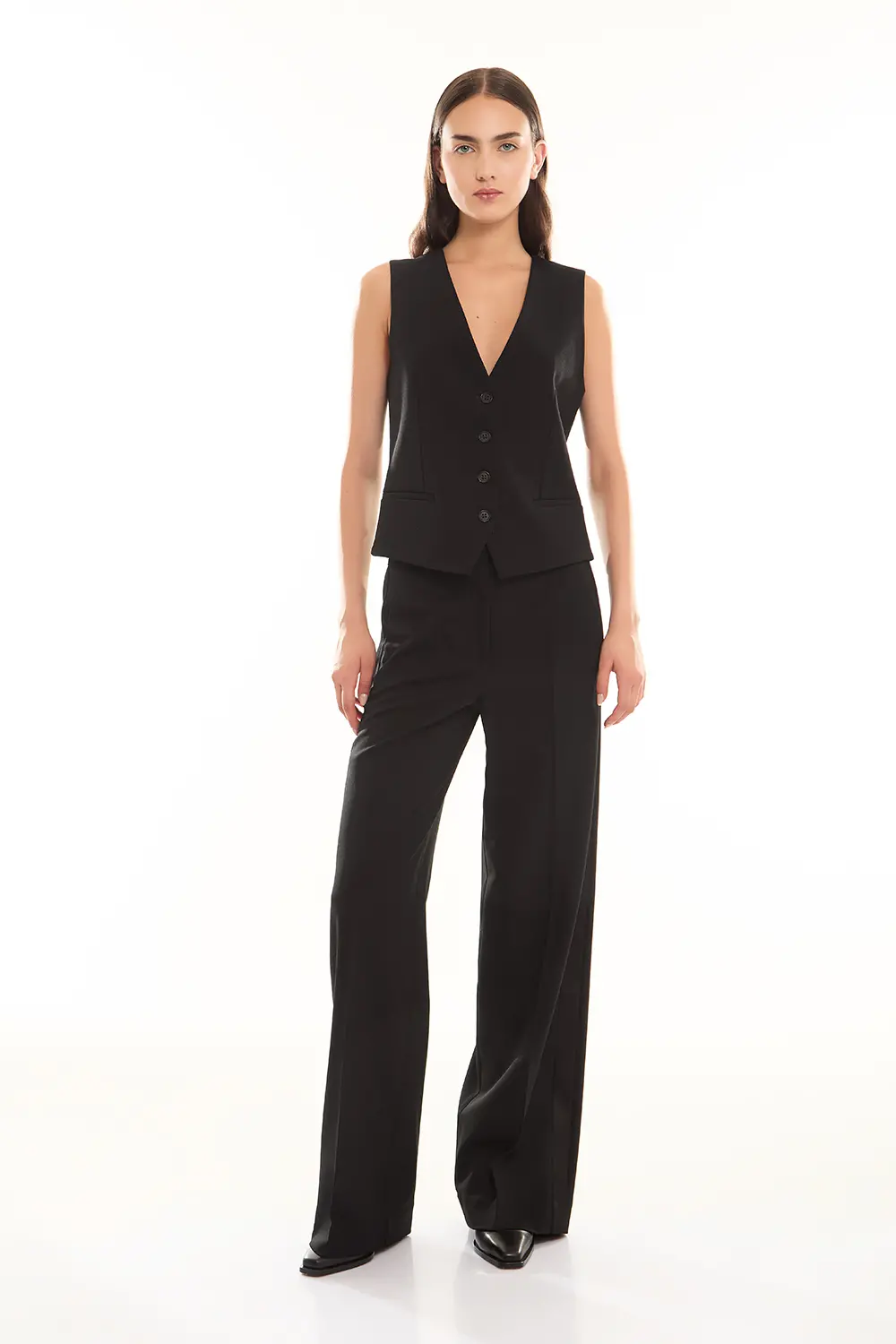 P.A.R.O.S.H. GILET IN GABARDINA Pezzi Unici