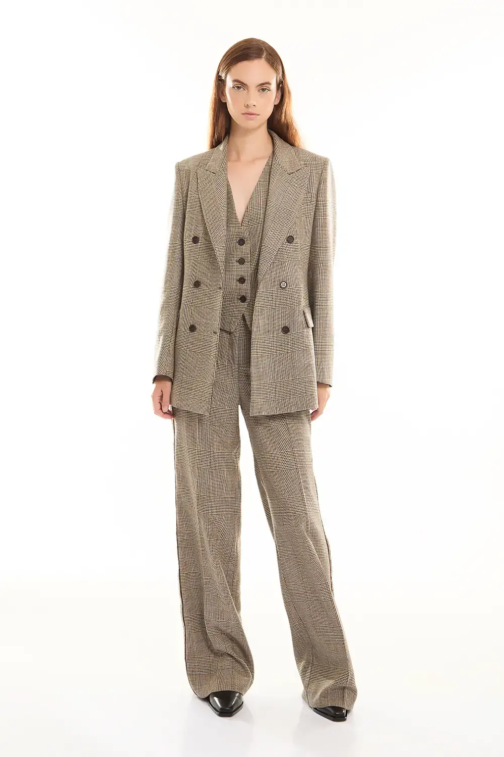 P.A.R.O.S.H. GILET PIED DE POULE Soddisfazione Garantita