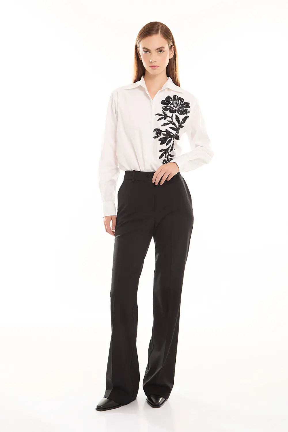 P.A.R.O.S.H. CAMICIA CON RICAMO Affare Del Giorno