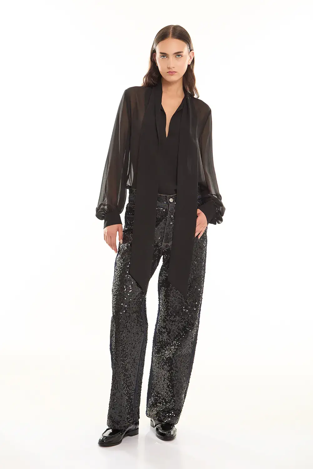 P.A.R.O.S.H. BLUSA MANICHE LUNGHE Prezzo Ridotto