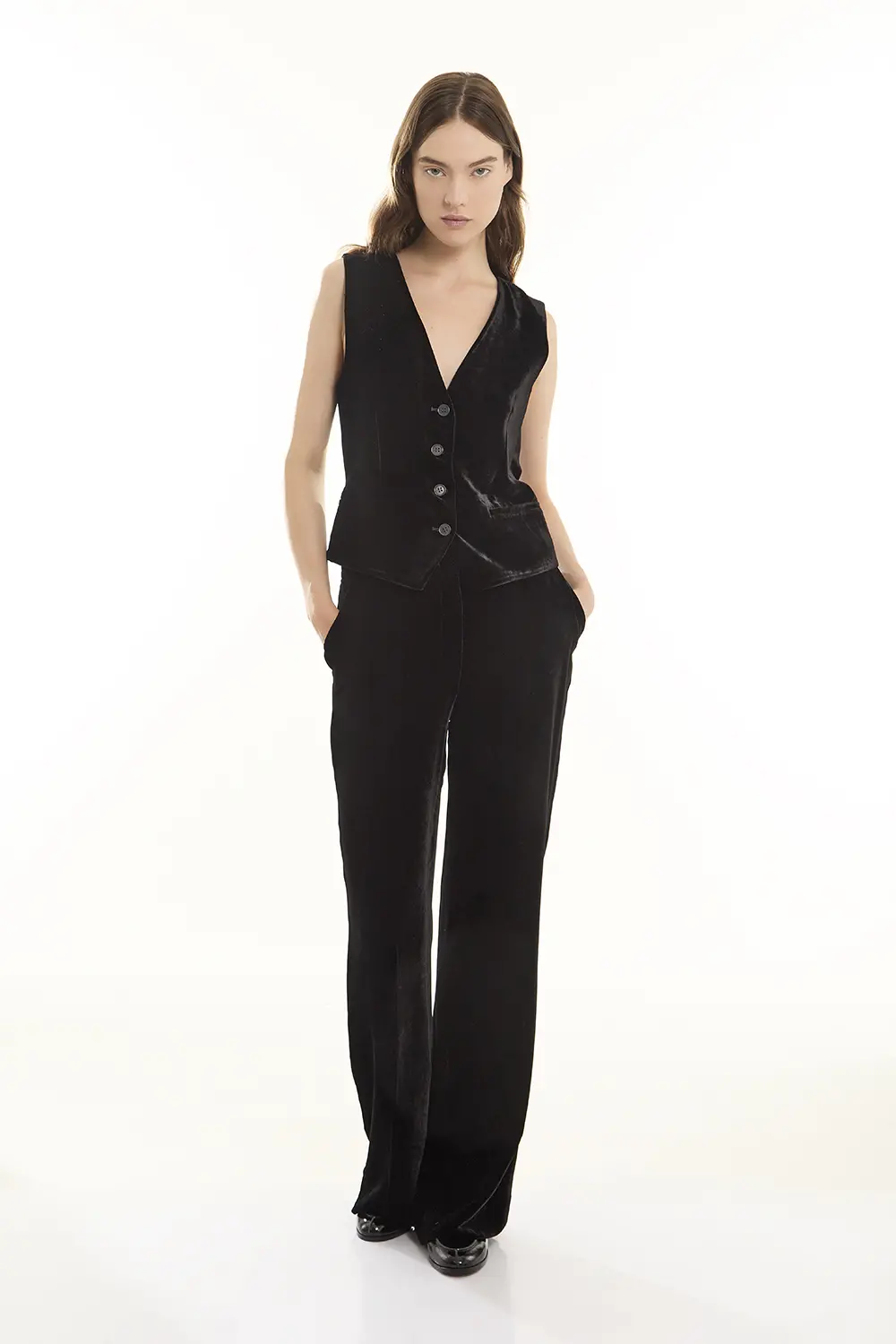 P.A.R.O.S.H. PANTALONE IN VELLUTO Negozio online di fabbrica