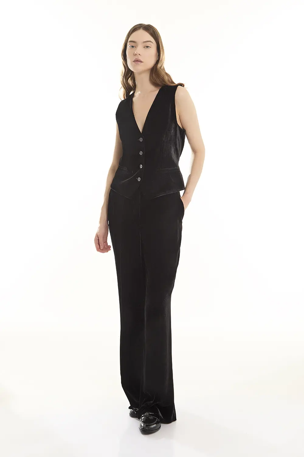 P.A.R.O.S.H. PANTALONE IN VELLUTO Negozio online di fabbrica