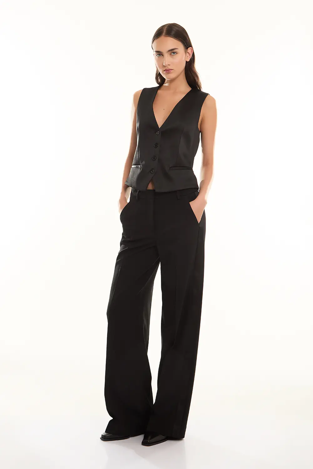P.A.R.O.S.H. PANTALONE IN GABARDINA Comprare a buon mercato