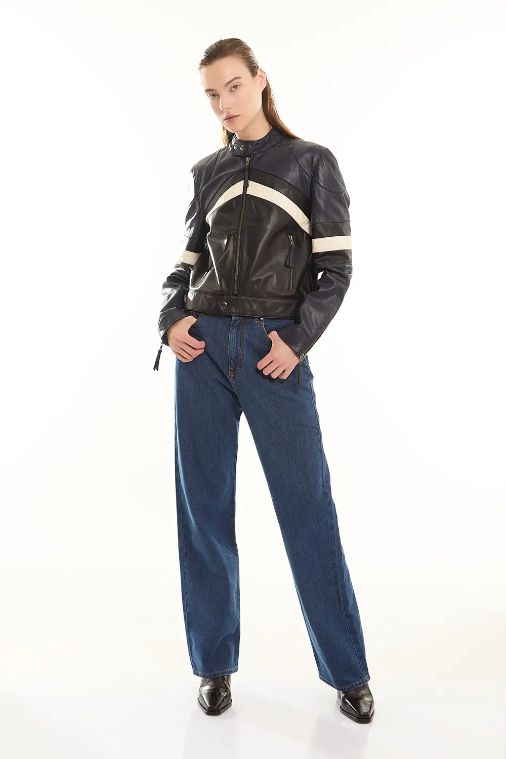 P.A.R.O.S.H. PANTALONE DENIM Grande vendita