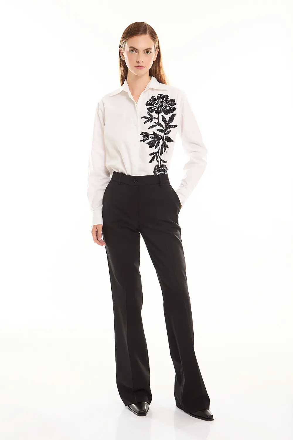 P.A.R.O.S.H. PANTALONE IN GABARDINA Offerta natalizia