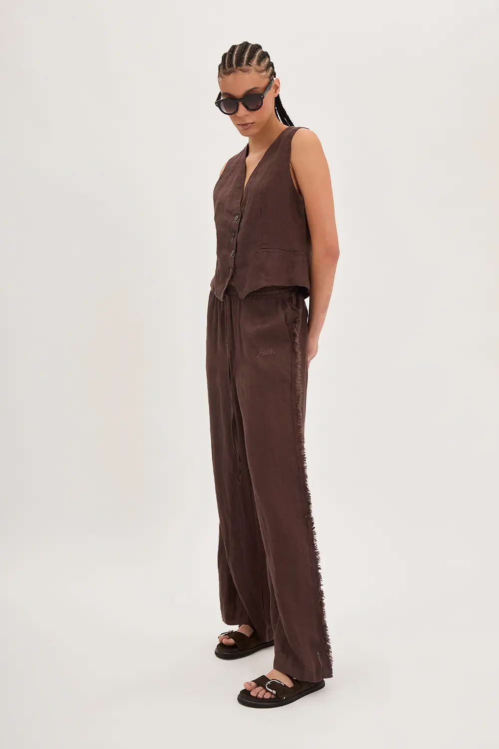 P.A.R.O.S.H. GILET IN LINO Outlet