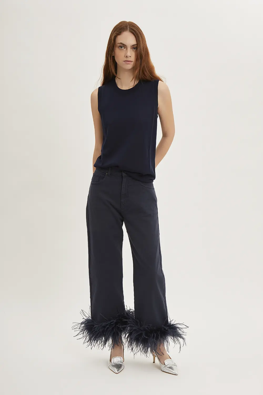P.A.R.O.S.H. PANTALONE CON PIUME Offerta Giorno del Papà