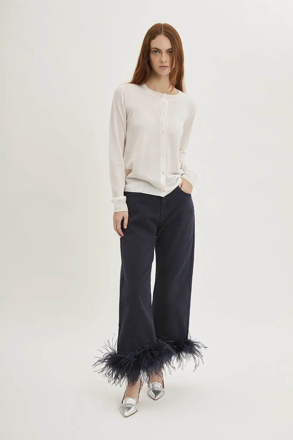 P.A.R.O.S.H. PANTALONE CON PIUME Offerta Giorno del Papà