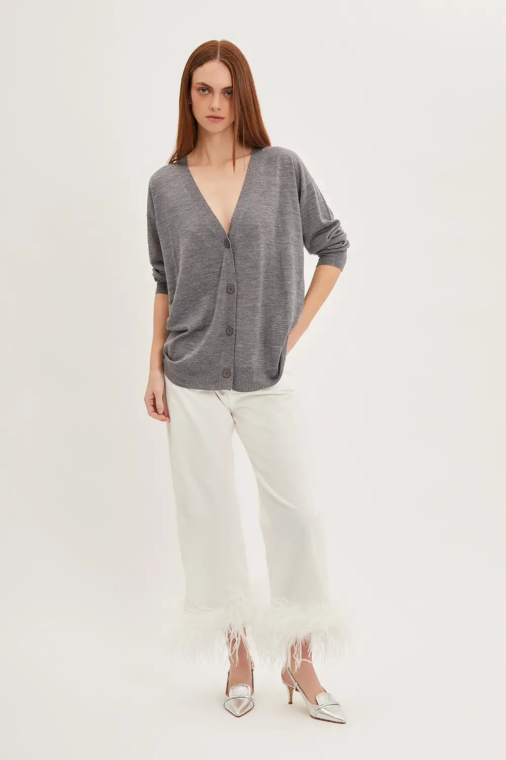 P.A.R.O.S.H. PANTALONE CON PIUME Offerta San Valentino