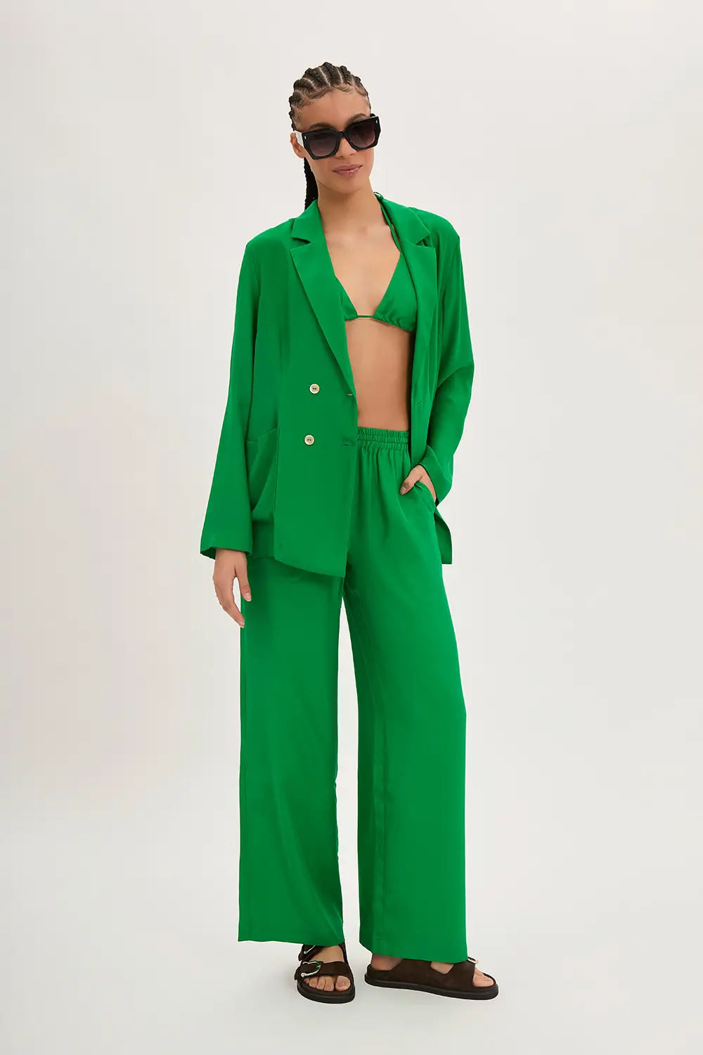 P.A.R.O.S.H. PANTALONE ENVER SATIN Online Outlet