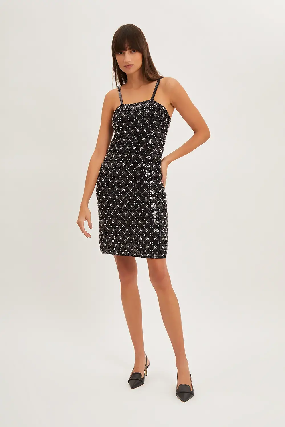 P.A.R.O.S.H. MINI ABITO FULL PAILLETTES 50% di sconto per tempo limitato