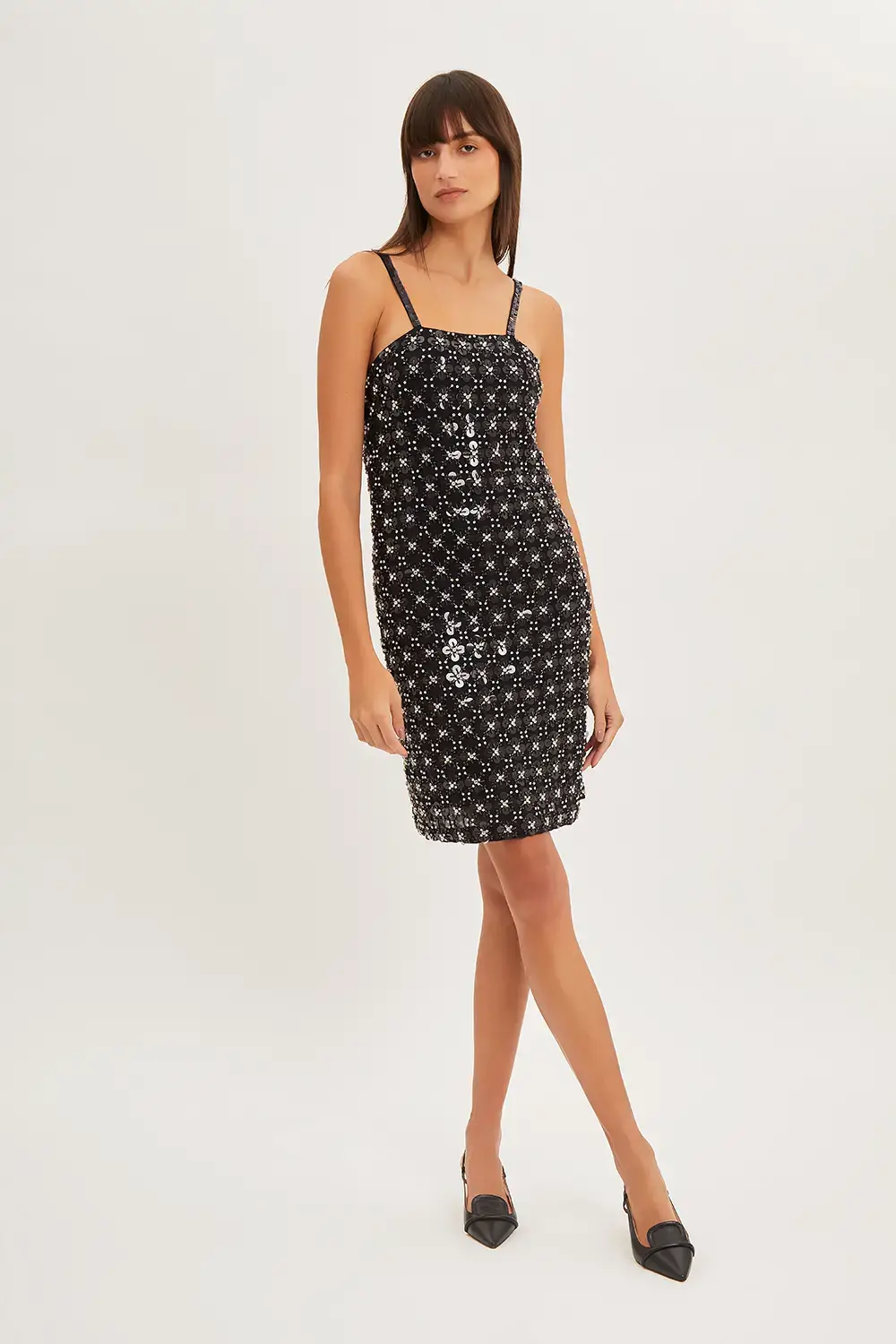 P.A.R.O.S.H. MINI ABITO FULL PAILLETTES 50% di sconto per tempo limitato