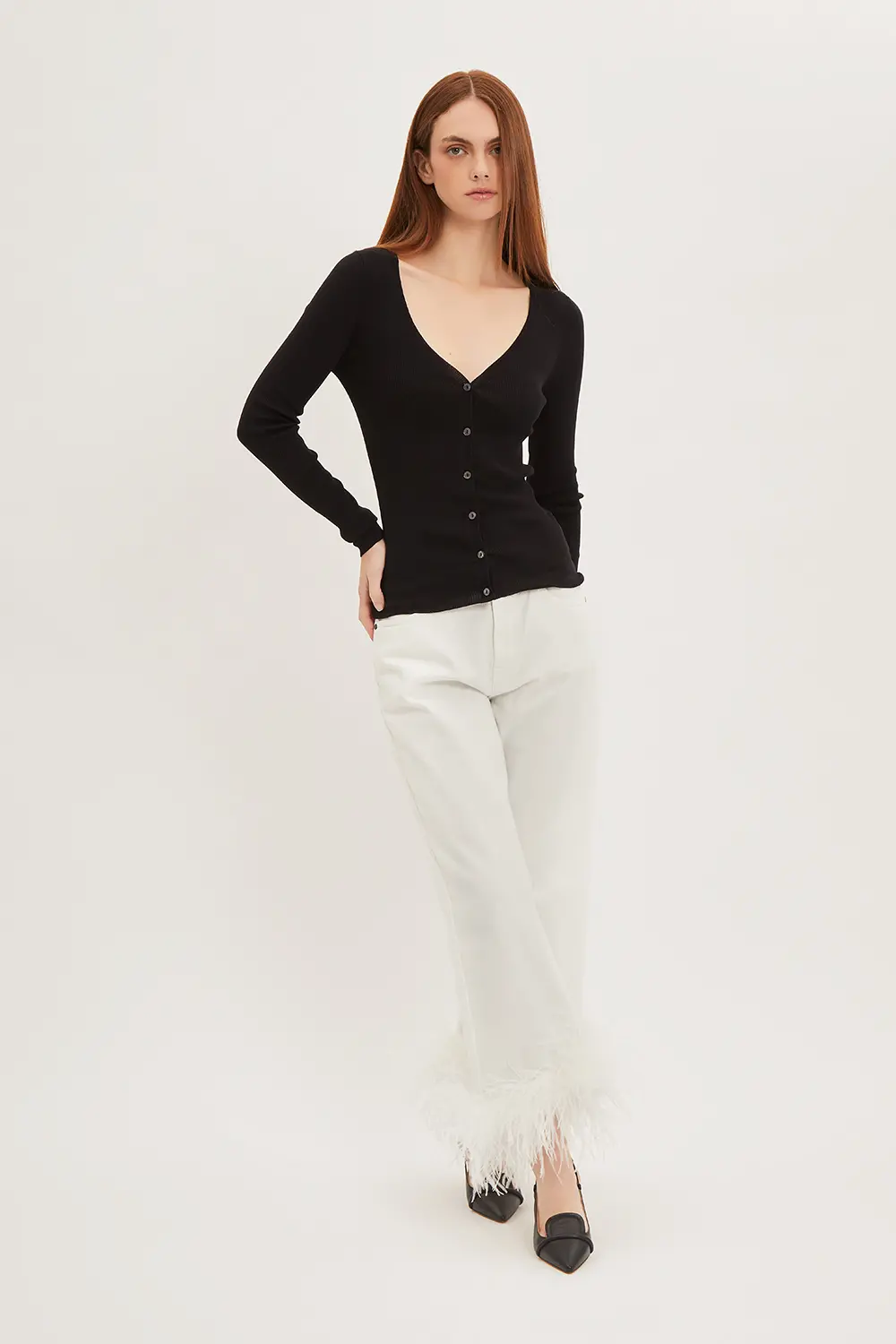P.A.R.O.S.H. CARDIGAN A COSTINE Negozio online di fabbrica