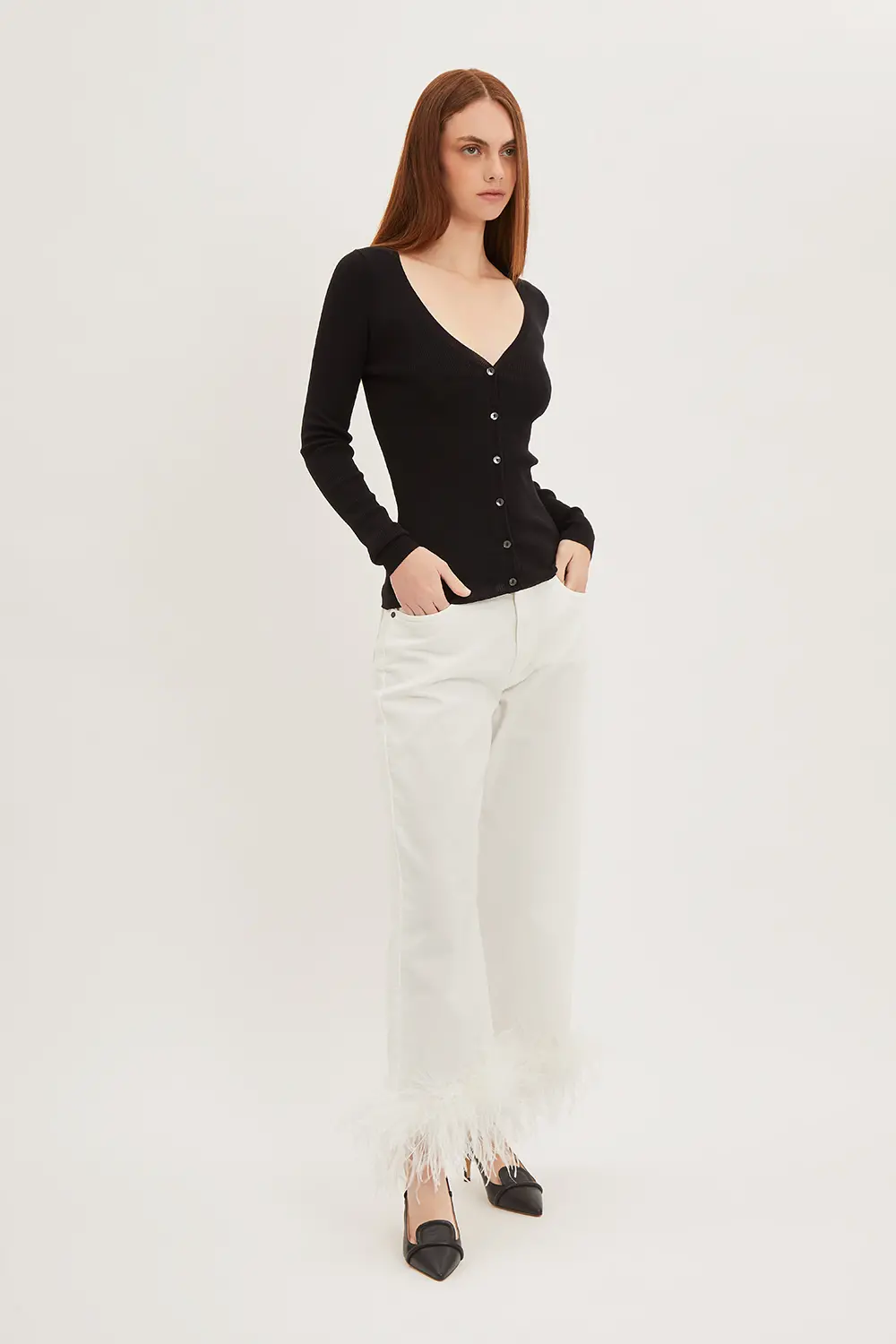 P.A.R.O.S.H. CARDIGAN A COSTINE Negozio online di fabbrica