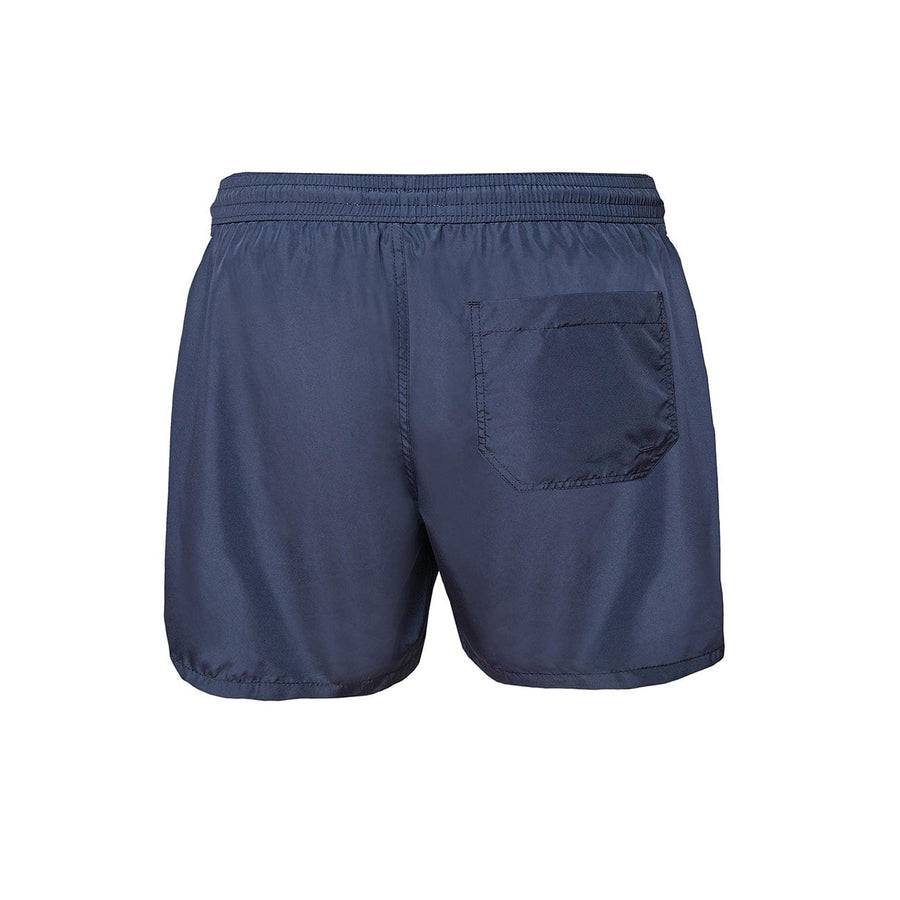 Paolo Pecora Costume da Bagno Boxer Tinta Unita Blue Vendita Calda