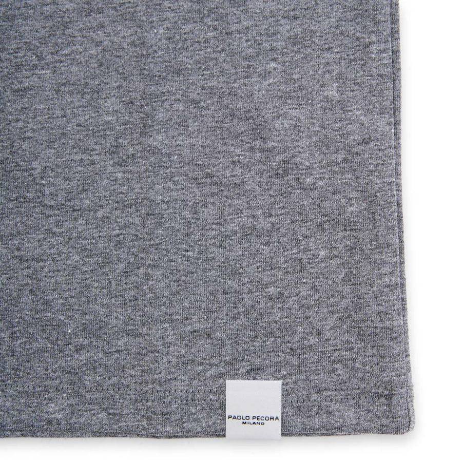 Paolo Pecora T-shirt in Jersey Grigio Melange "Planet" by Pietro Terzini Moda