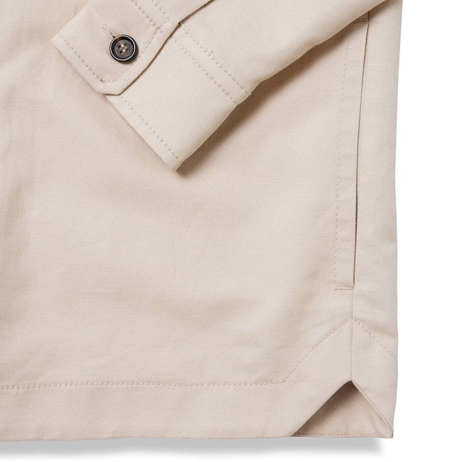 Paolo Pecora Overshirt Coreana - Sabbia Economico