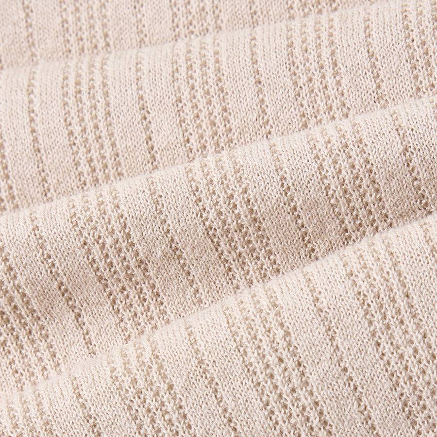Paolo Pecora Maglia in Lino Cotone Extrafine - Sabbia Outlet