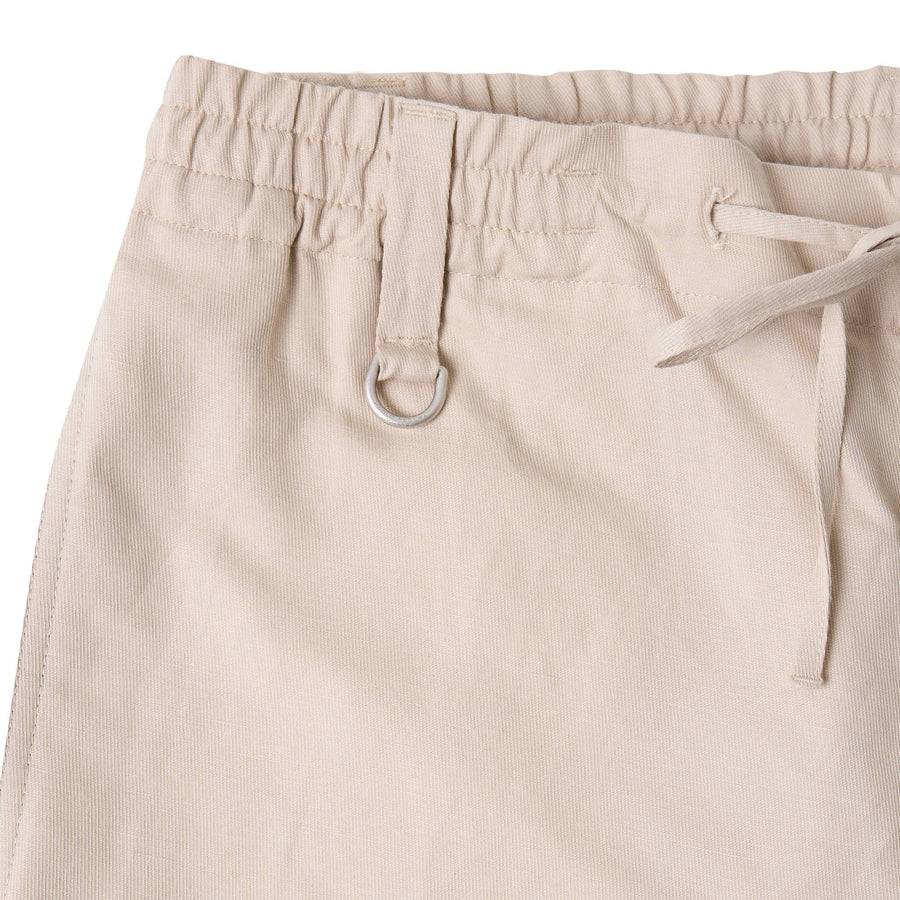 Paolo Pecora Pantalone in Tela di Cotone Lino - Sabbia In Saldo