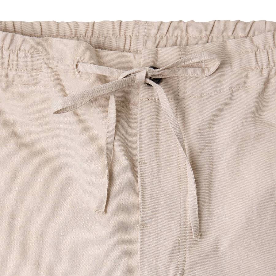 Paolo Pecora Pantalone in Tela di Cotone Lino - Sabbia In Saldo
