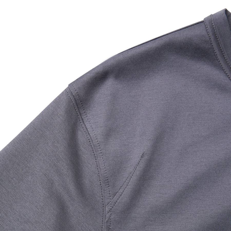 Paolo Pecora T-Shirt in Jersey Lucido - Antracite Vendita