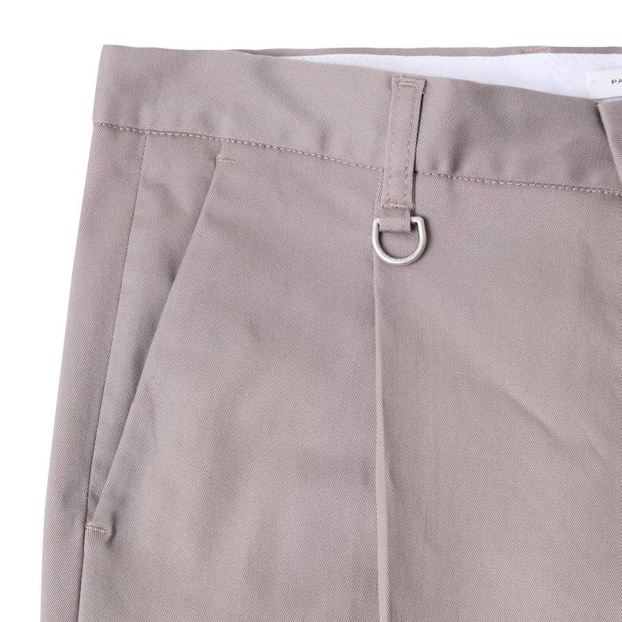 Paolo Pecora Chino Gabardina di Cotone Stretch - Tortora Sottocosto