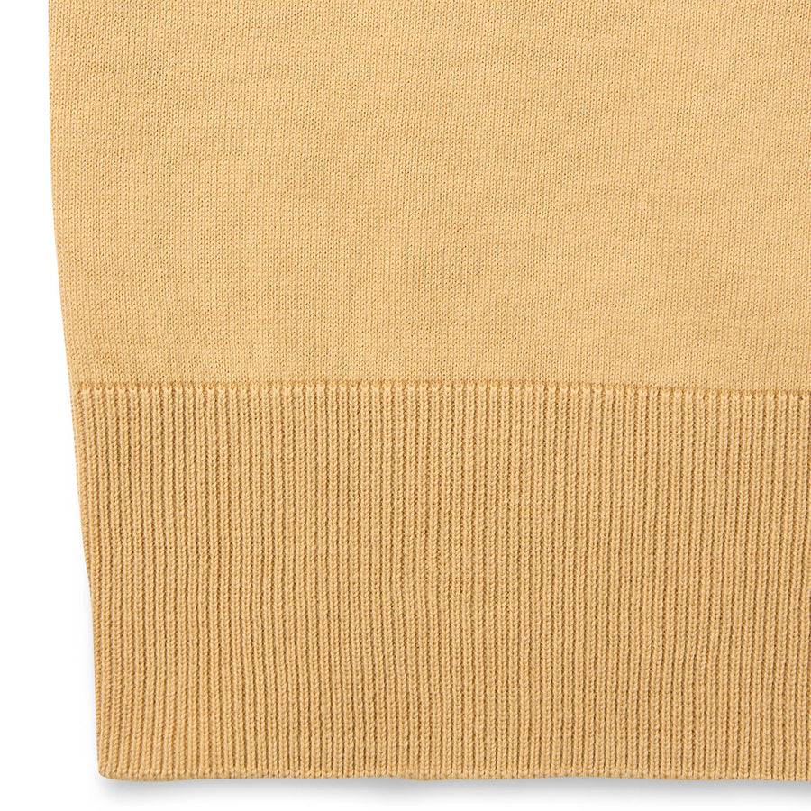 Paolo Pecora Maglia Girocollo in Puro Cotone Extrafine - Curry In Vendita