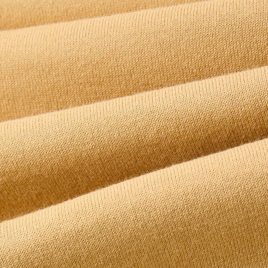 Paolo Pecora Maglia Girocollo in Puro Cotone Extrafine - Curry In Vendita