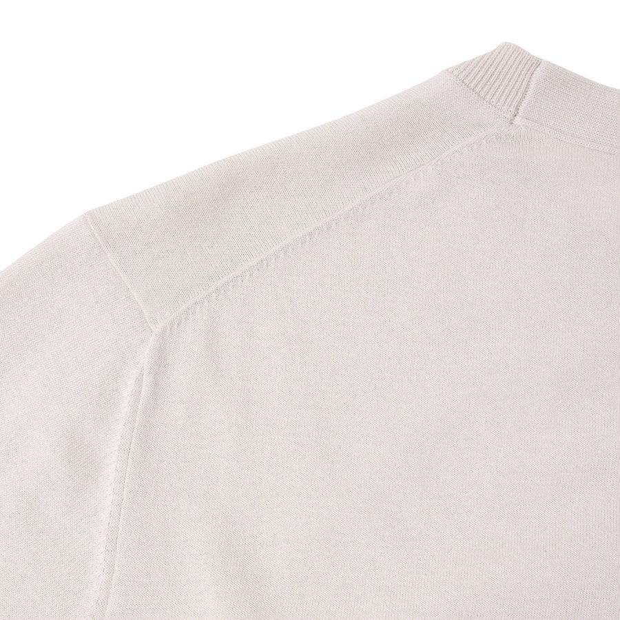 Paolo Pecora Maglia Manica Lunga in Puro Cotone Extrafine - Sabbia Vendite Flash