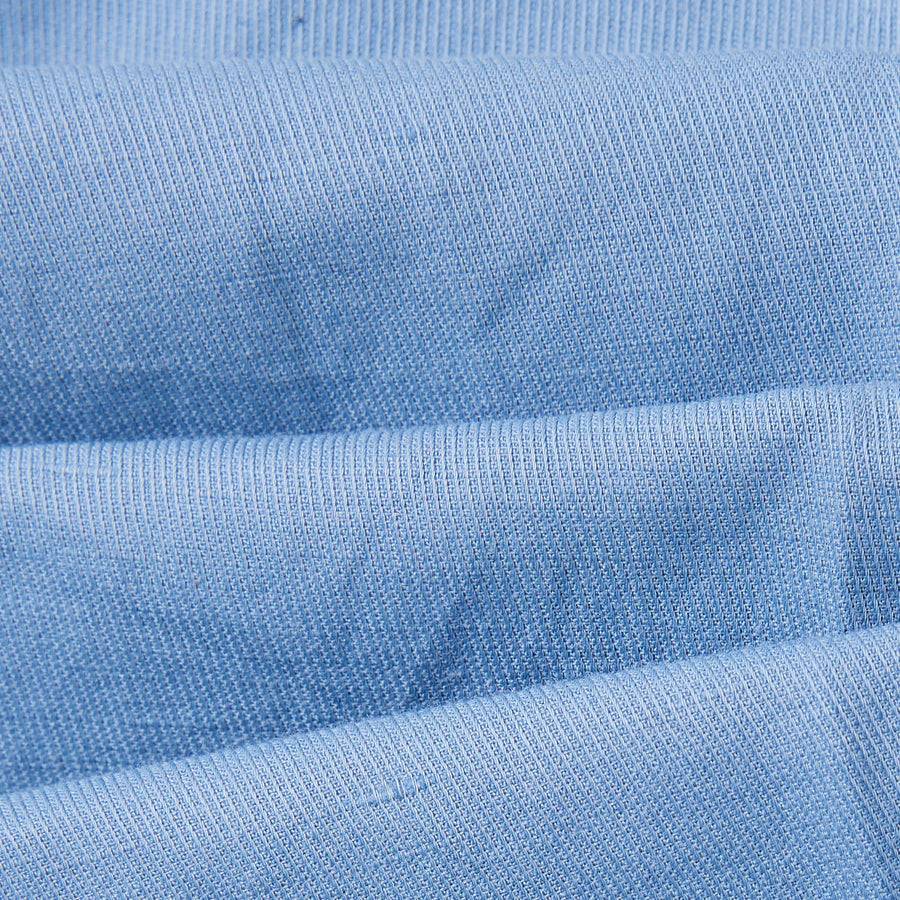 Paolo Pecora Chino in Tela di Cotone Lino - Azzurro Nuova