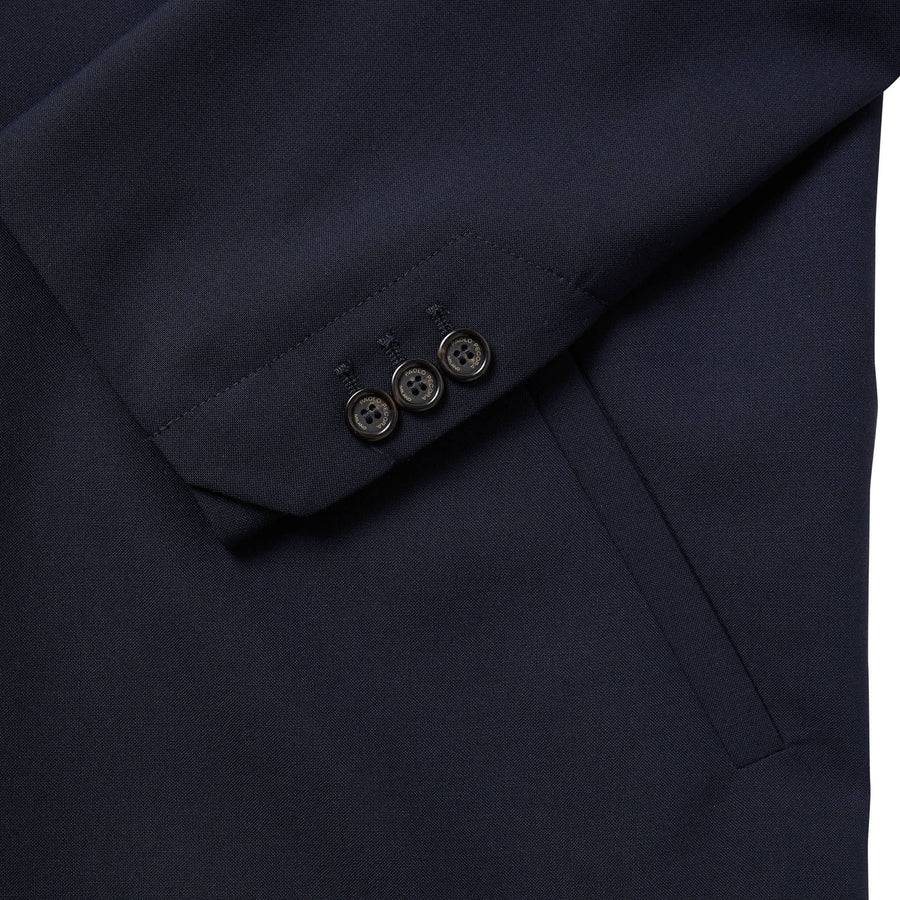Paolo Pecora Giacca in Fresco Lana - Blu Navy Italia