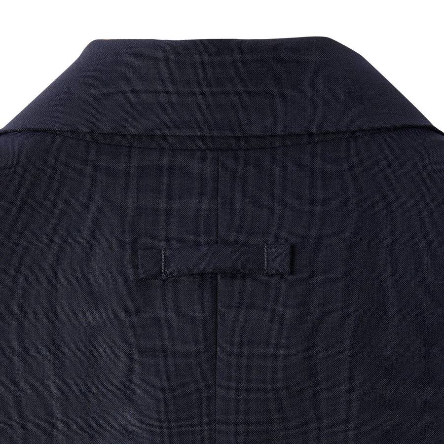 Paolo Pecora Giacca in Fresco Lana - Blu Navy Italia