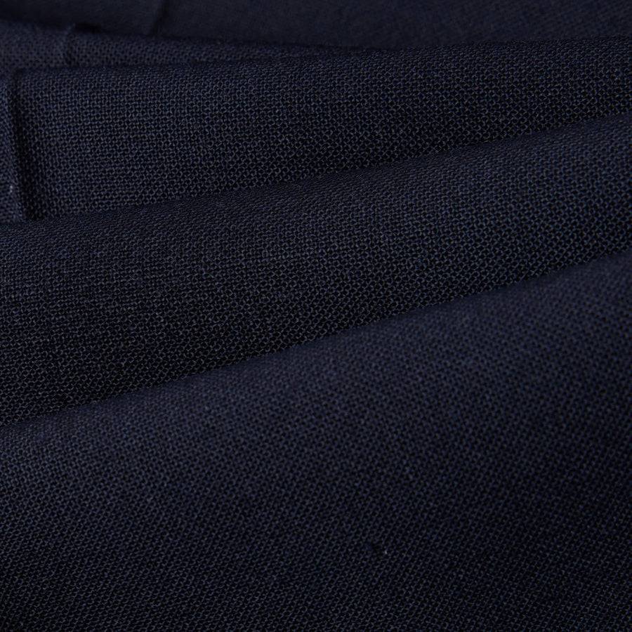 Paolo Pecora Pantaloni in Fresco Lana - Blu Navy Qualità