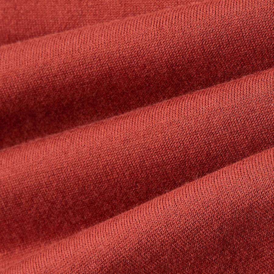 Paolo Pecora Polo Manica Corta in Puro Cotone Extrafine - Rosso Granata Vendita