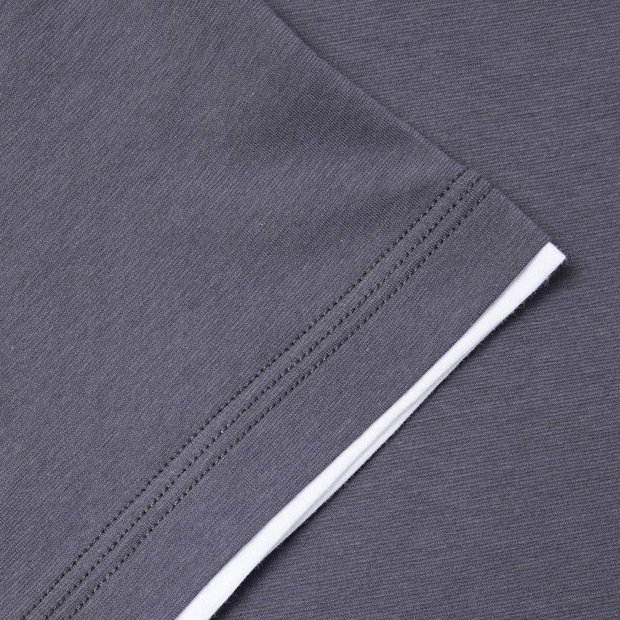 Paolo Pecora T-Shirt in Jersey Extrafine - Grigio Antracite Sottocosto