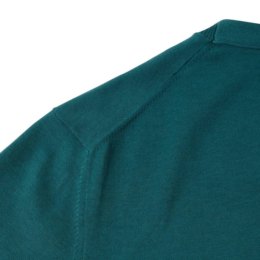 Paolo Pecora Maglia Puro Cotone Extrafine - Verde Presa