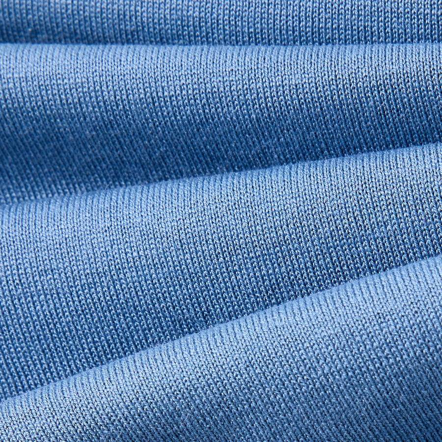 Paolo Pecora Polo Manica Corta in Seta Cotone Extrafine - Azzurro Polvere Economico