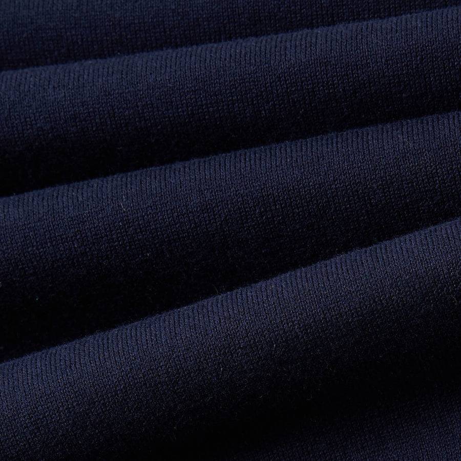 Paolo Pecora Polo Manica Corta in Cotone Extrafine - Blu Navy In Vendita
