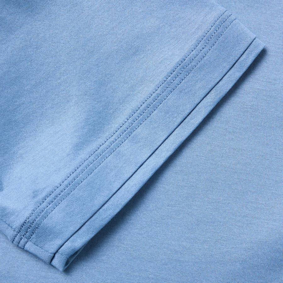 Paolo Pecora T-Shirt in Jersey Lucido - Azzurro Polvere Offerte
