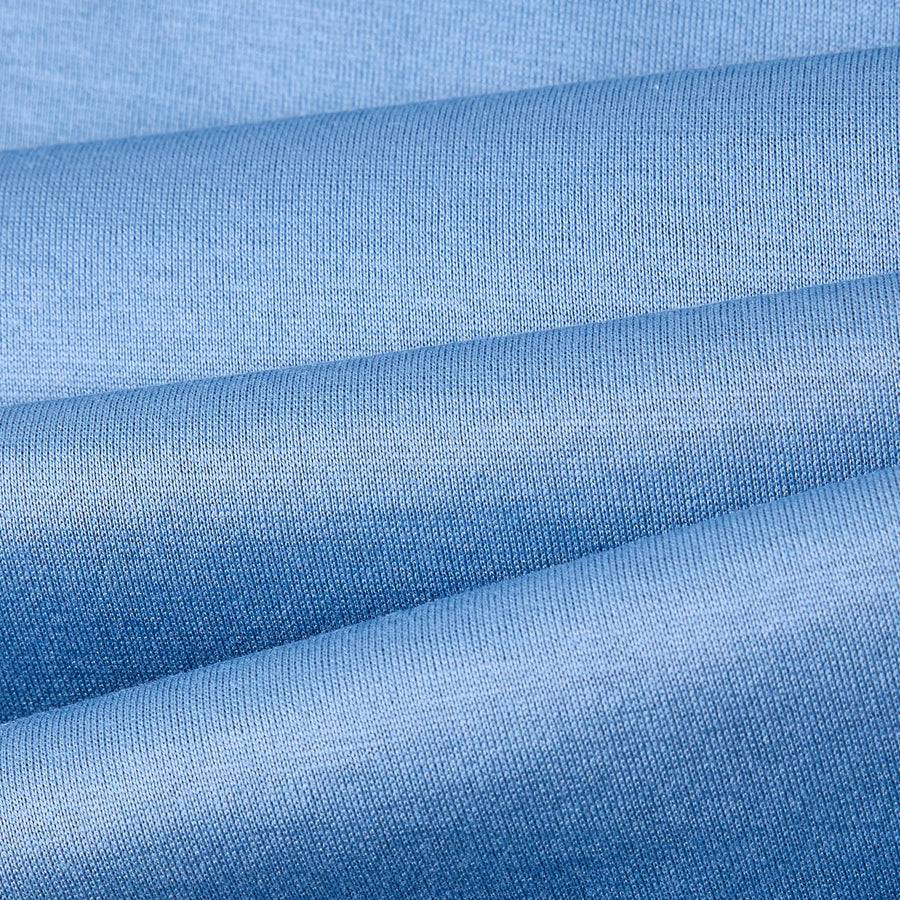 Paolo Pecora T-Shirt in Jersey Lucido - Azzurro Polvere Offerte